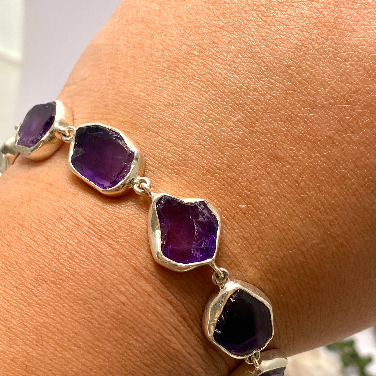 Amethyst Natural Gemstone Bracelet BB215