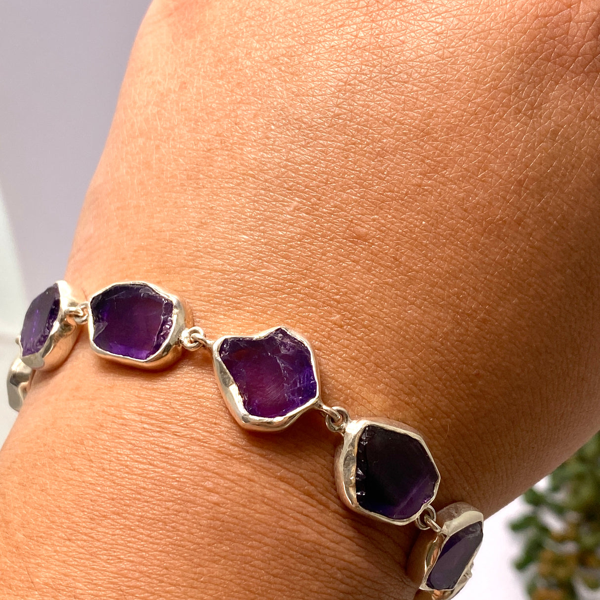 Amethyst Natural Gemstone Bracelet BB215