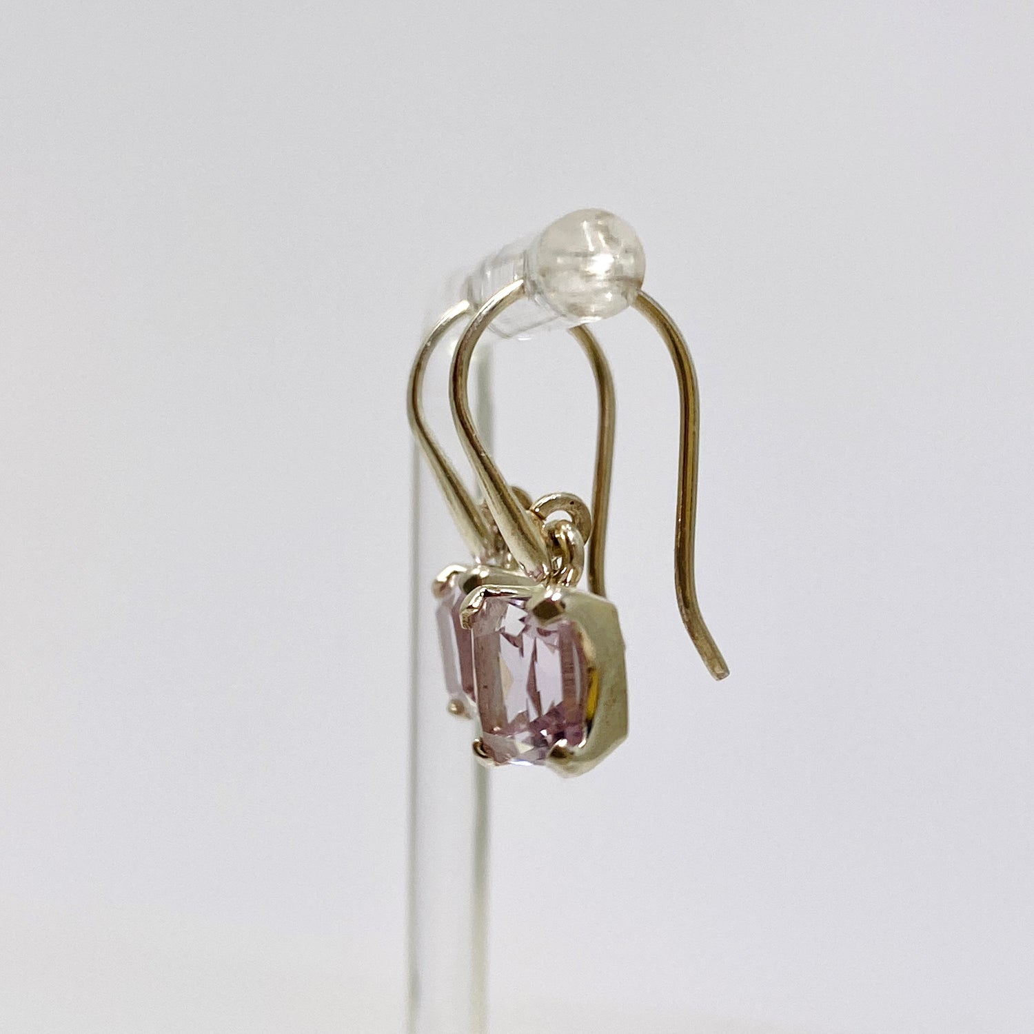 Amethyst Square Faceted Earrings PEG300