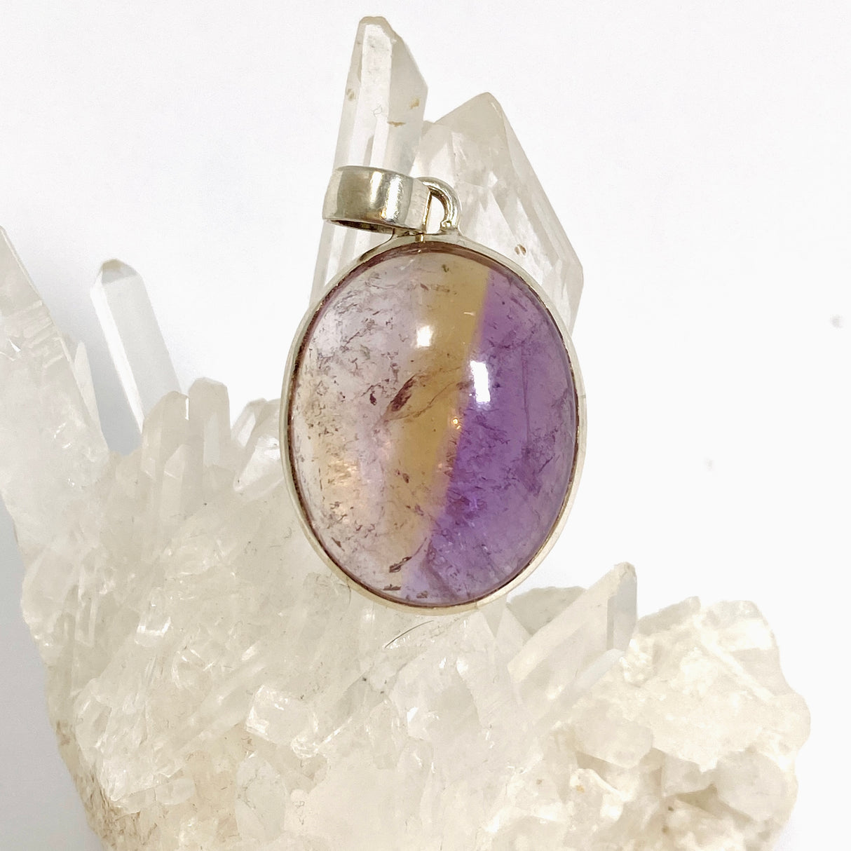 Ametrine Oval Cabochon Pendant PPGJ1298