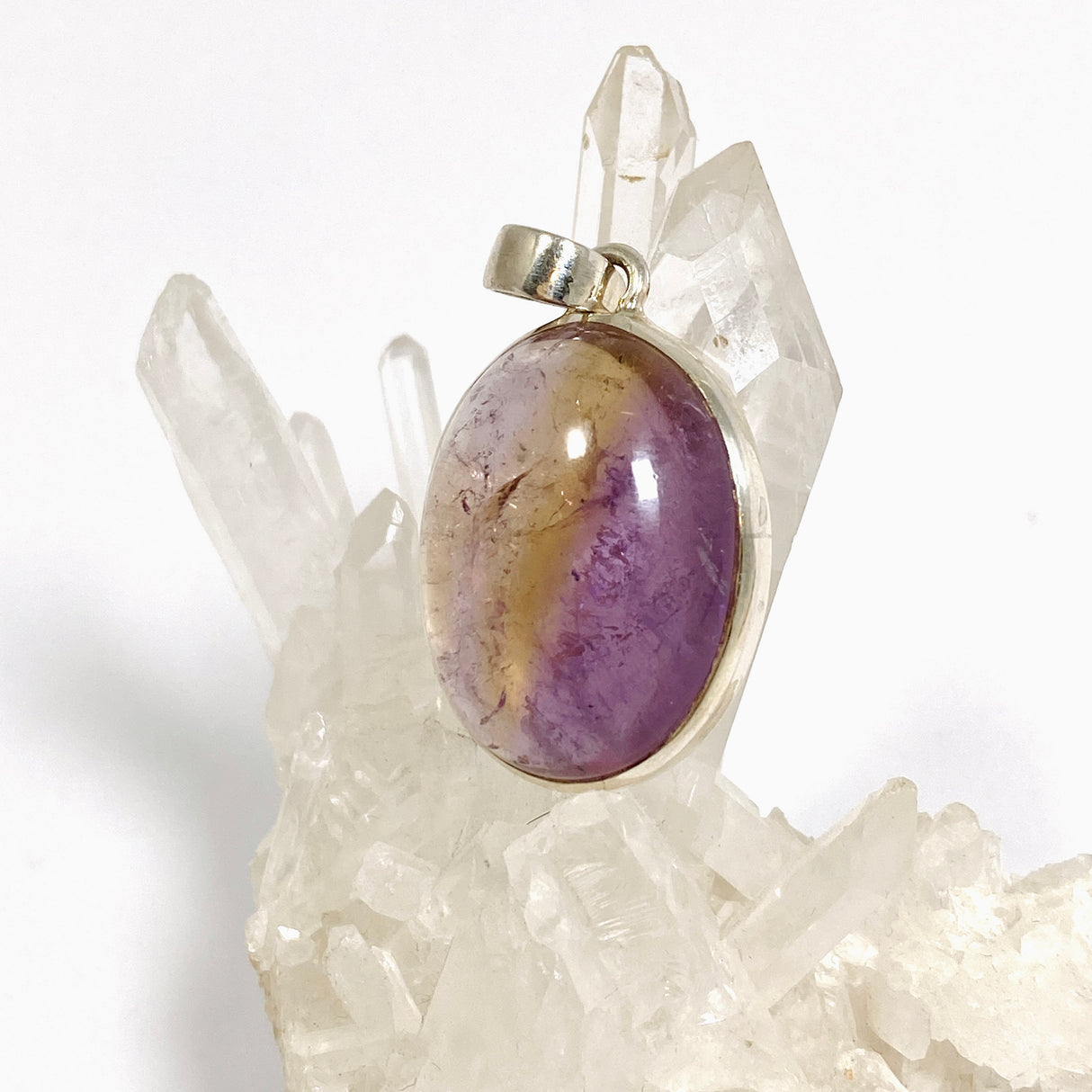 Ametrine Oval Cabochon Pendant PPGJ1298