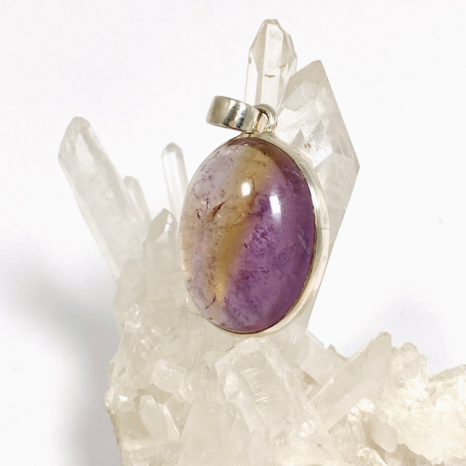 Ametrine Oval Cabochon Pendant PPGJ1298