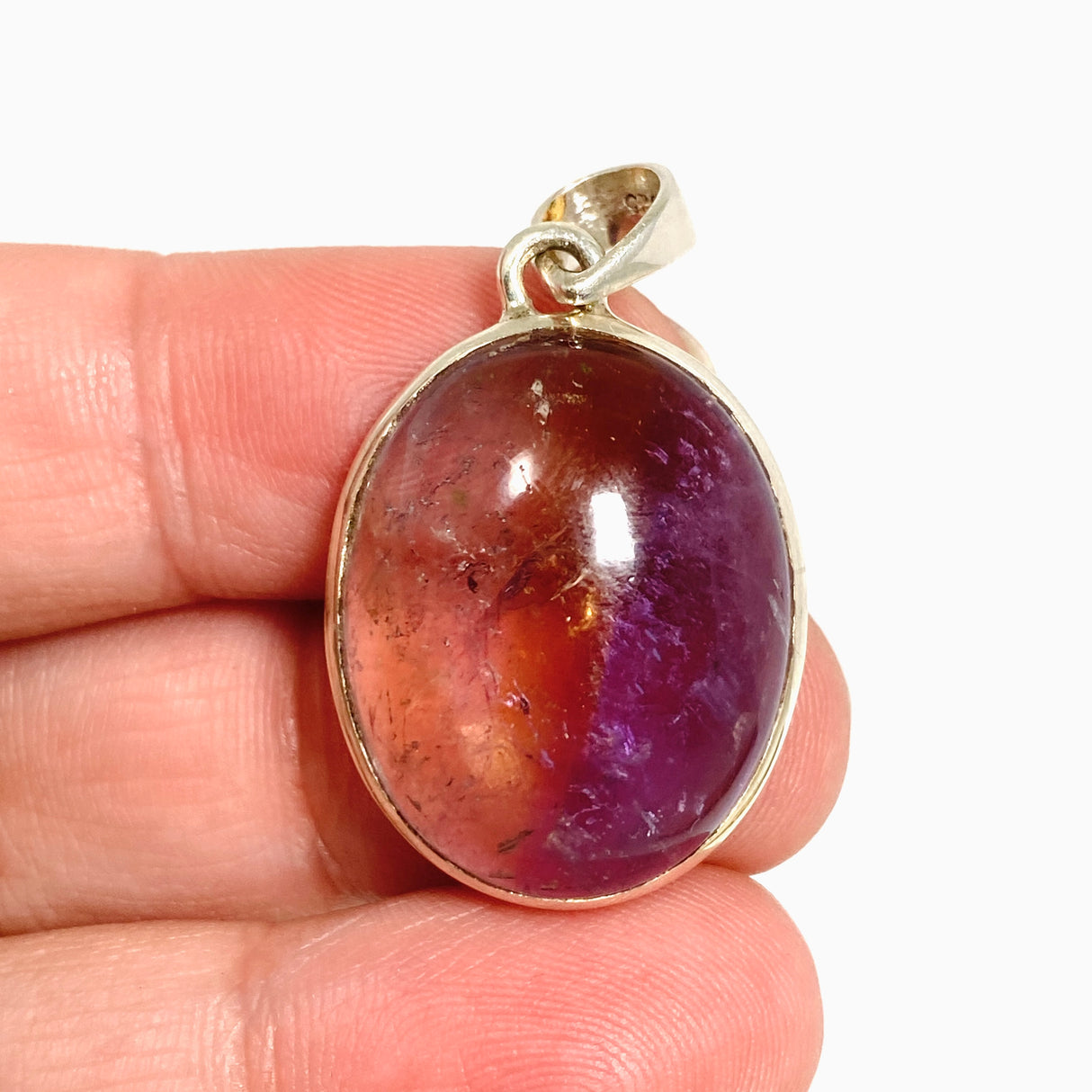 Ametrine Oval Cabochon Pendant PPGJ1298