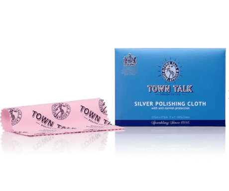 Anti-Tarnish Silver Polishing Cloth - 12.5 x 17.5cm - Nature's Magick