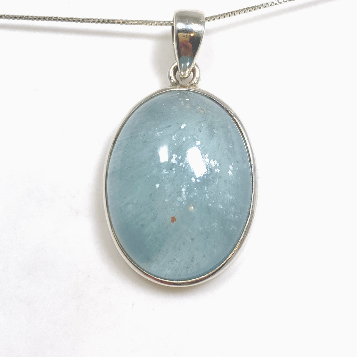 Aquamarine Oval Cabochon Pendant PPGJ1122