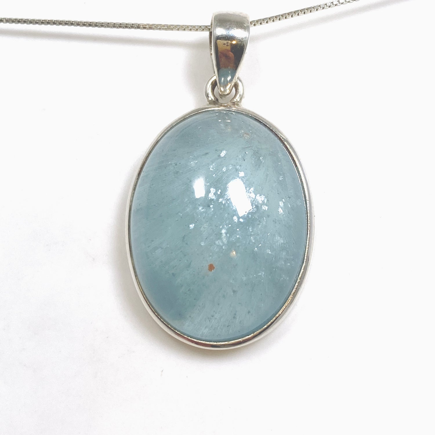 Aquamarine Oval Cabochon Pendant PPGJ1122