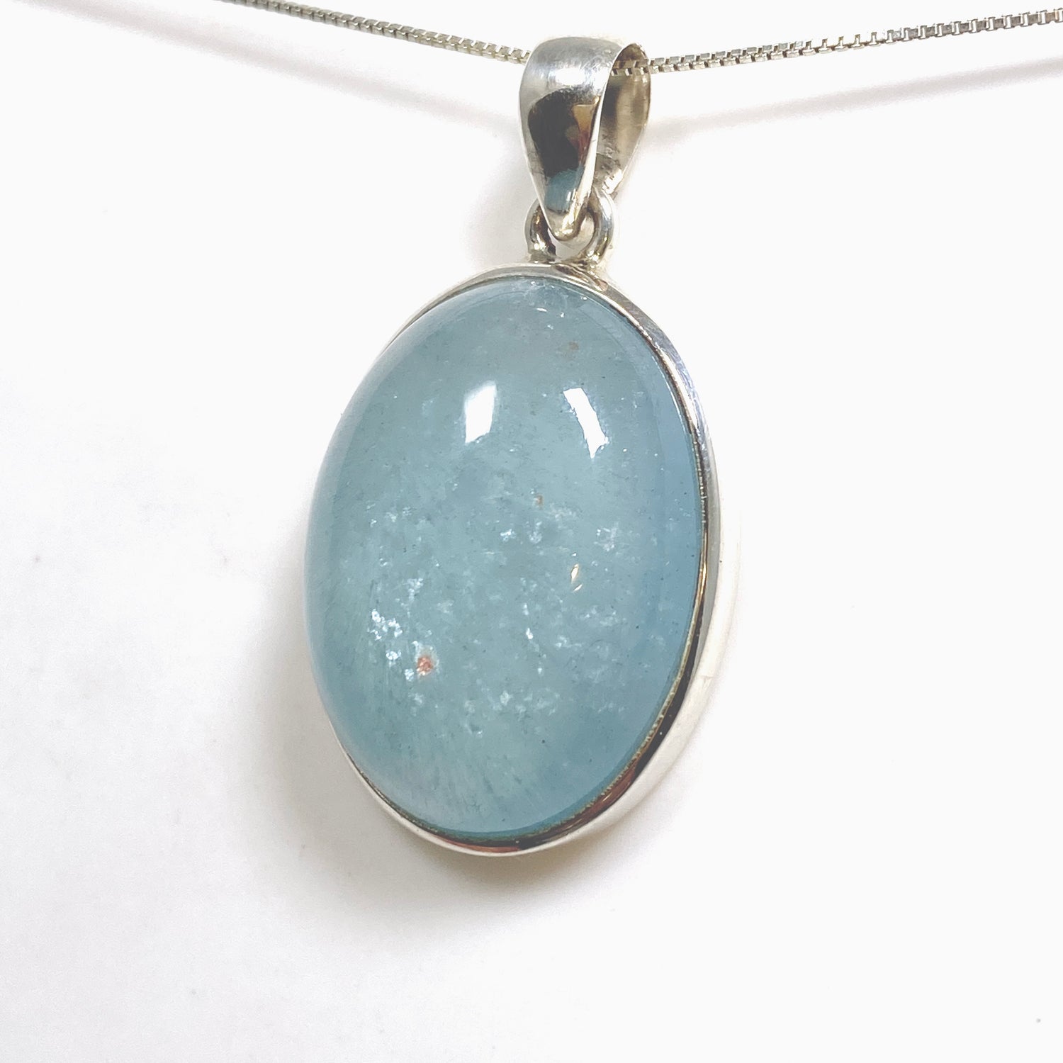 Aquamarine Oval Cabochon Pendant PPGJ1122