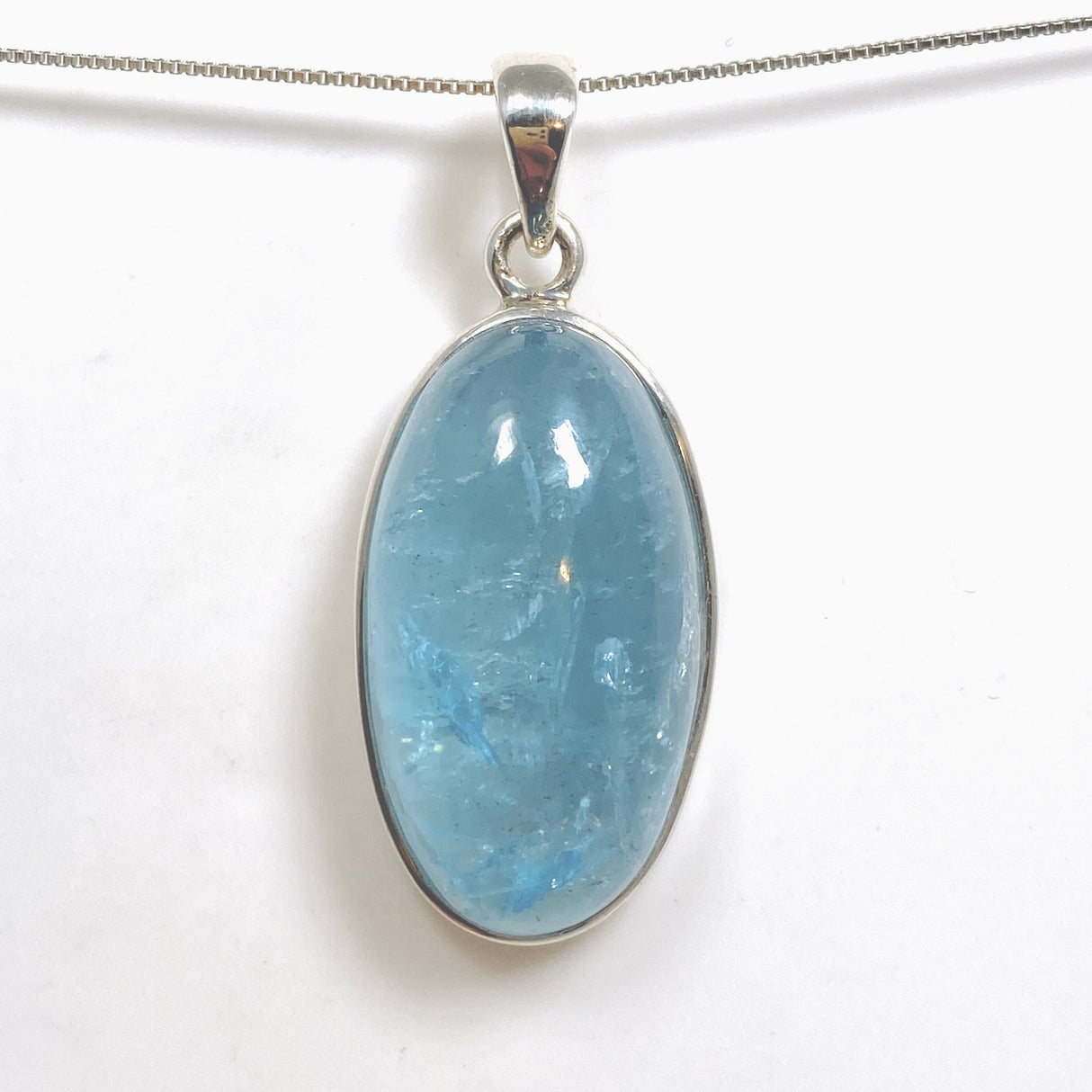 Aquamarine Oval Cabochon Pendant PPGJ1123