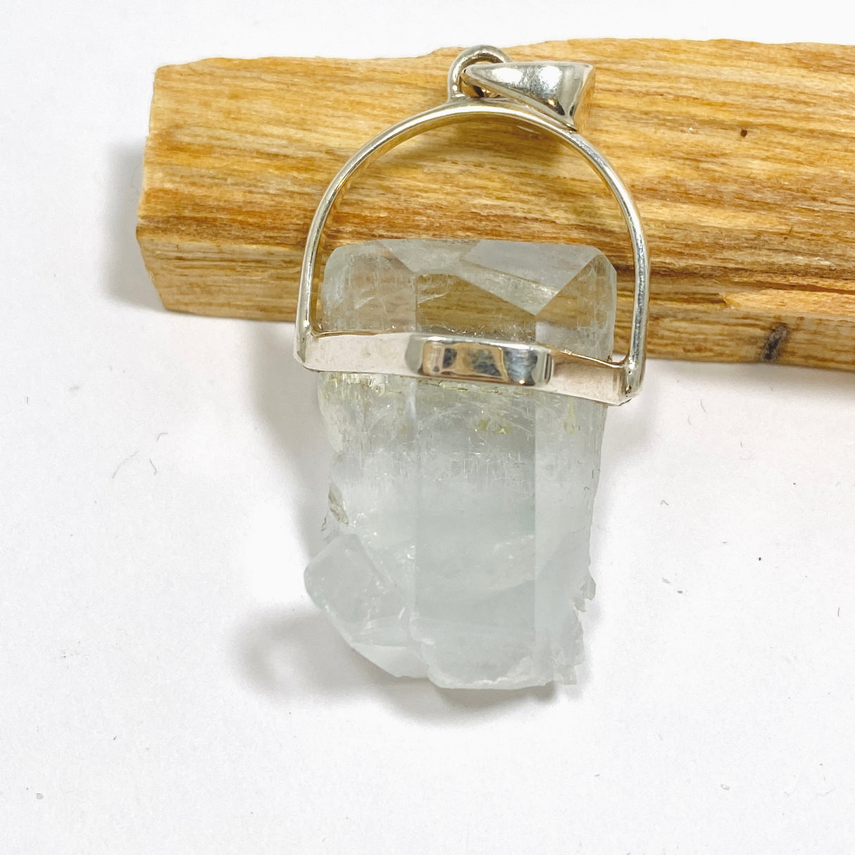 Aquamarine Raw Crystal Pendant PPGJ1103