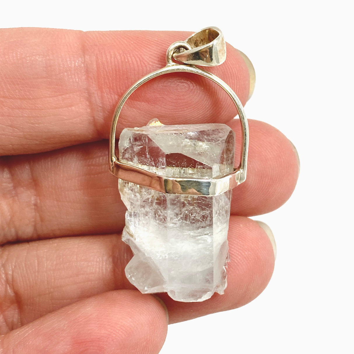 Aquamarine Raw Crystal Pendant PPGJ1103