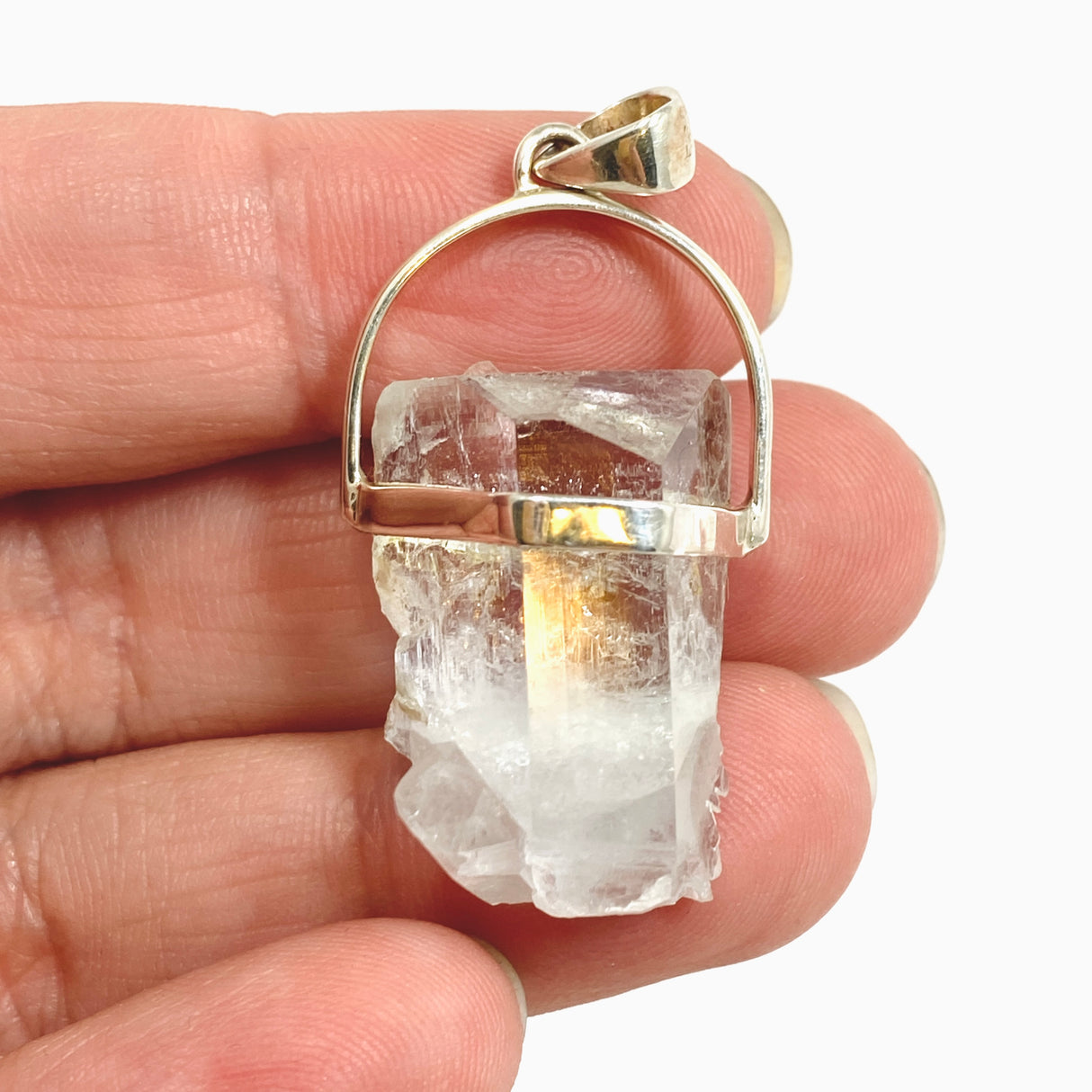 Aquamarine Raw Crystal Pendant PPGJ1103