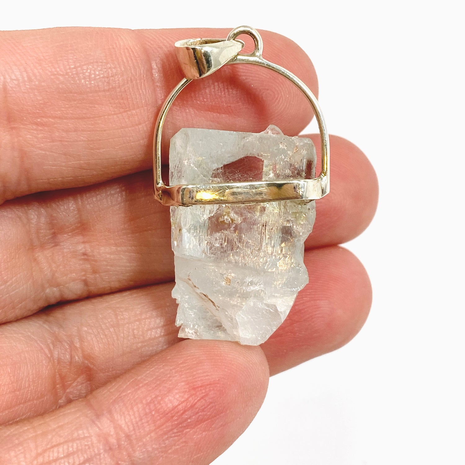Aquamarine Raw Crystal Pendant PPGJ1103