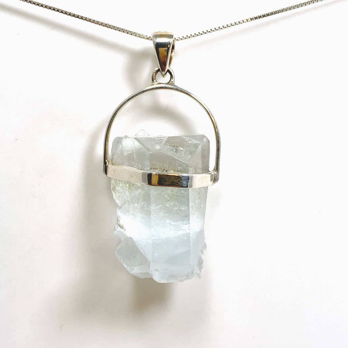 Aquamarine Raw Crystal Pendant PPGJ1103