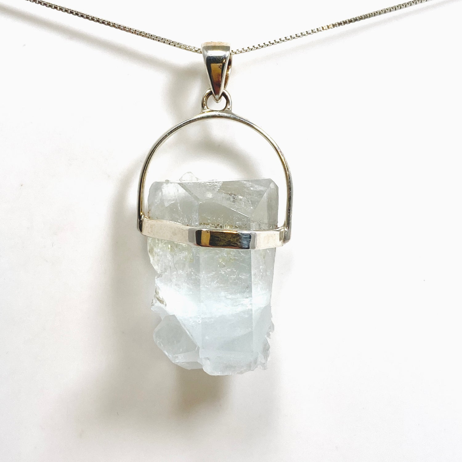 Aquamarine Raw Crystal Pendant PPGJ1103