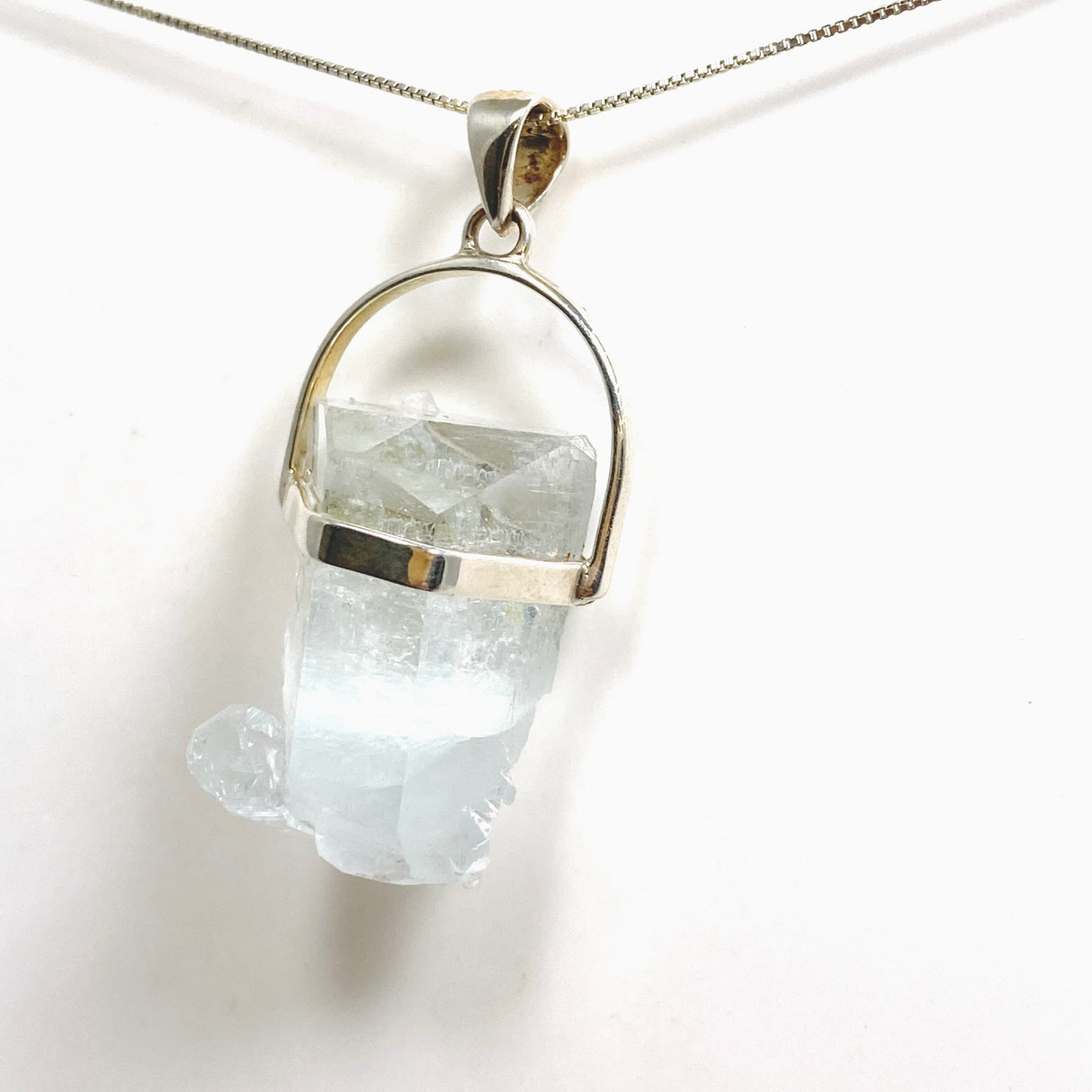 Aquamarine Raw Crystal Pendant PPGJ1103