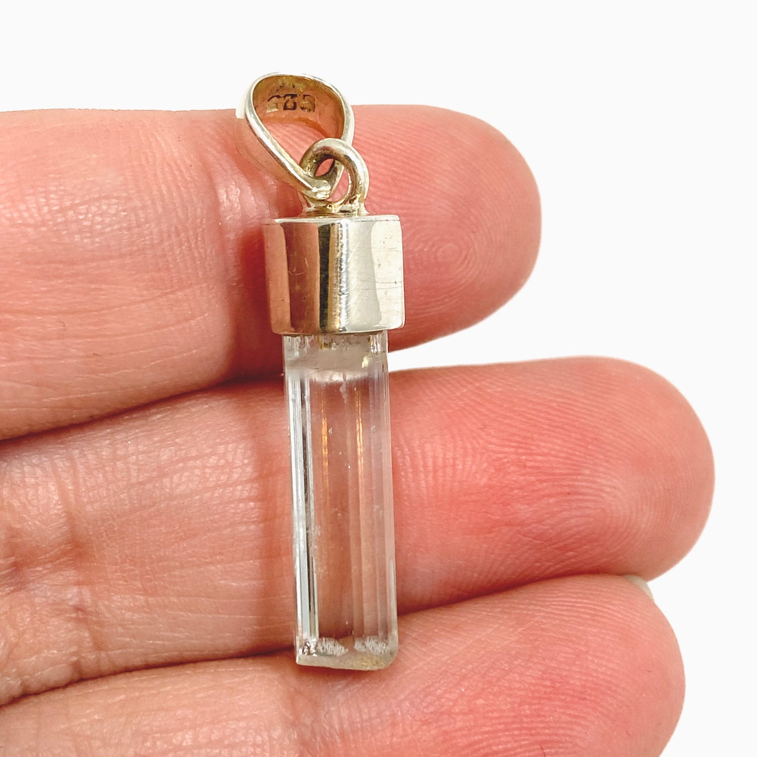 Aquamarine (Pakistan) Raw Crystal Pendant PPGJ1105