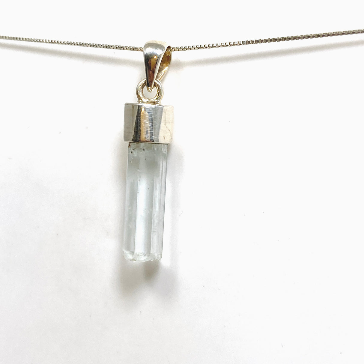 Aquamarine (Pakistan) Raw Crystal Pendant PPGJ1105