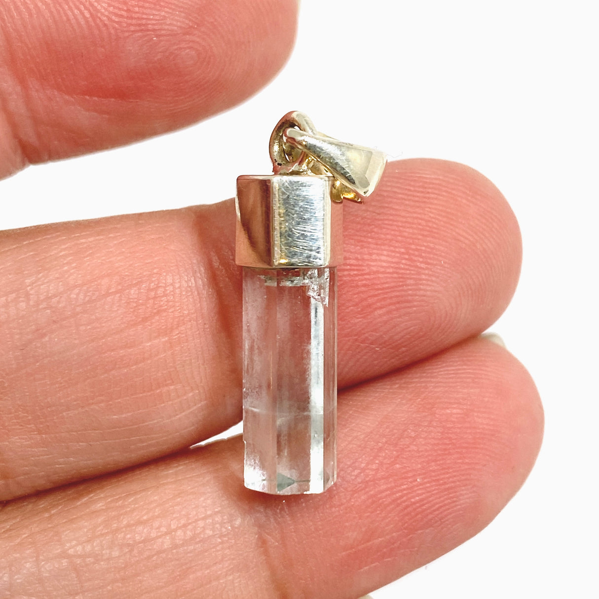 Aquamarine (Pakistan) Raw Crystal Pendant PPGJ1107