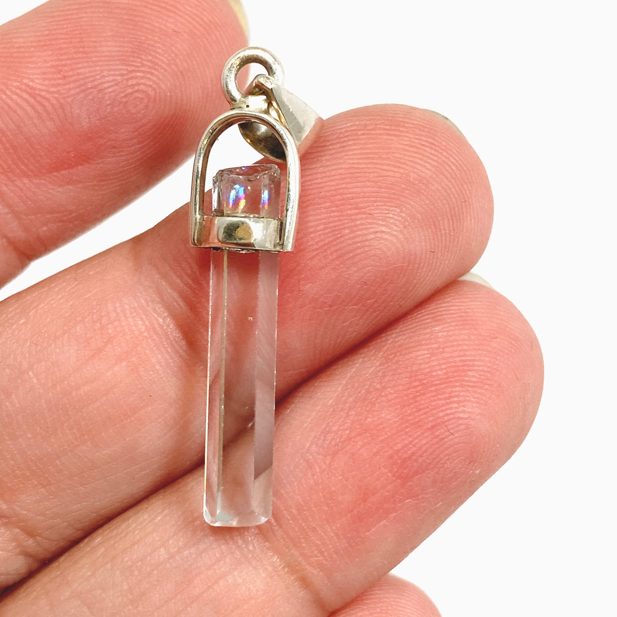 Aquamarine (Pakistan) Raw Crystal Pendant PPGJ1108