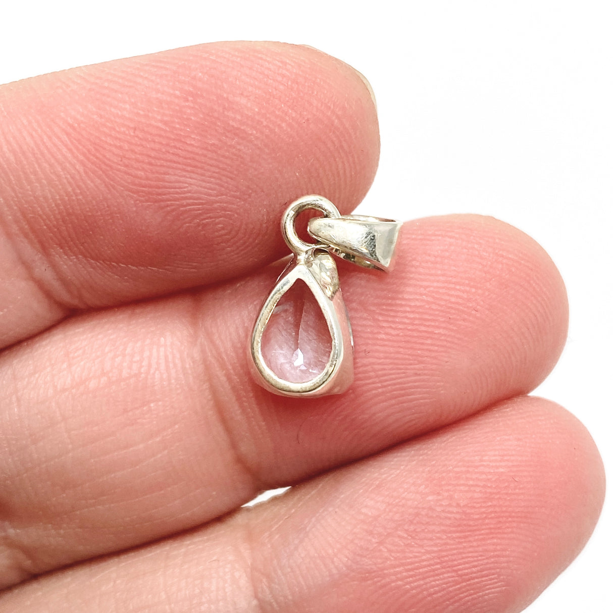 Aquamarine Teardrop Faceted Pendant PPGJ967