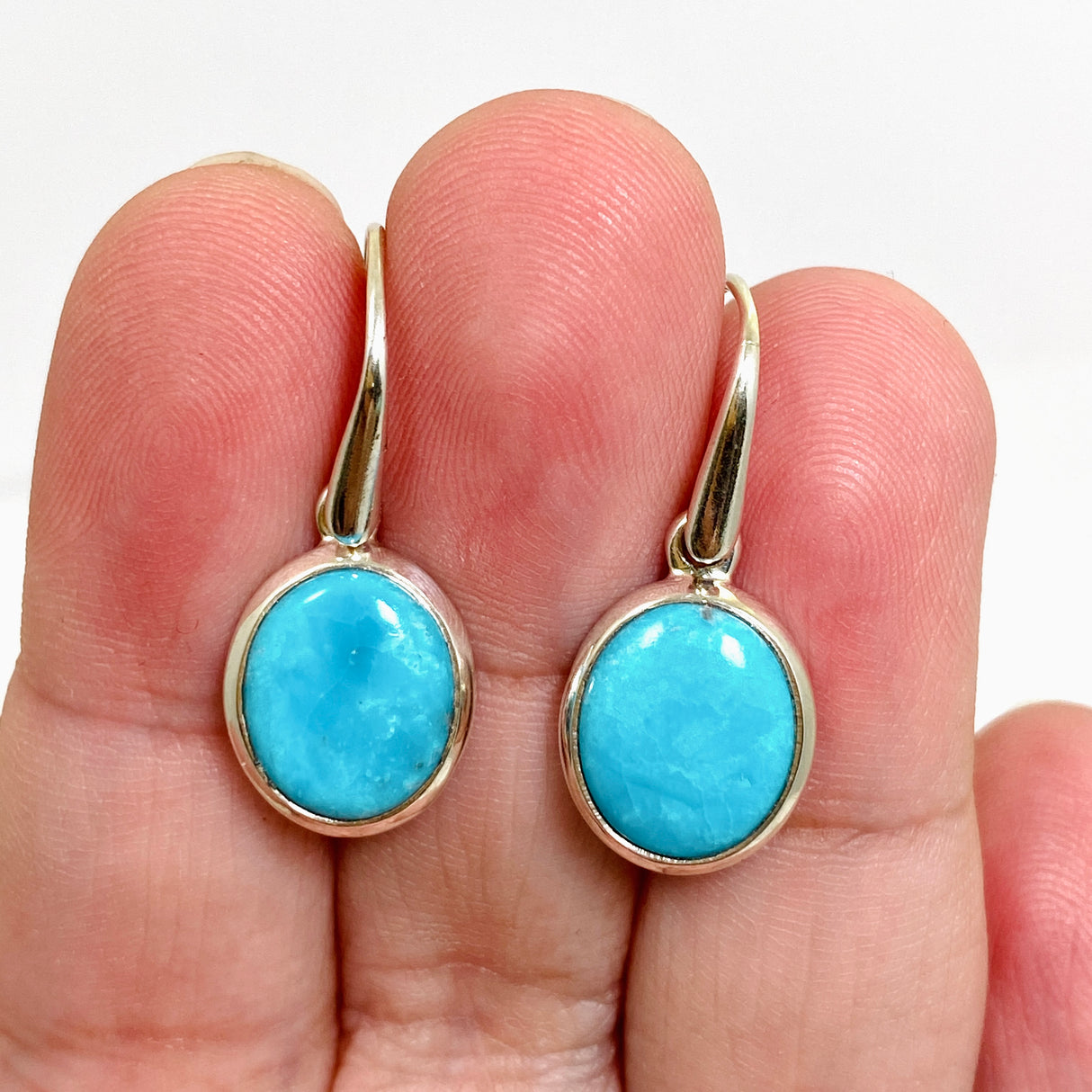 Arizona Turquoise Oval Cabochon Earrings PEGJ324