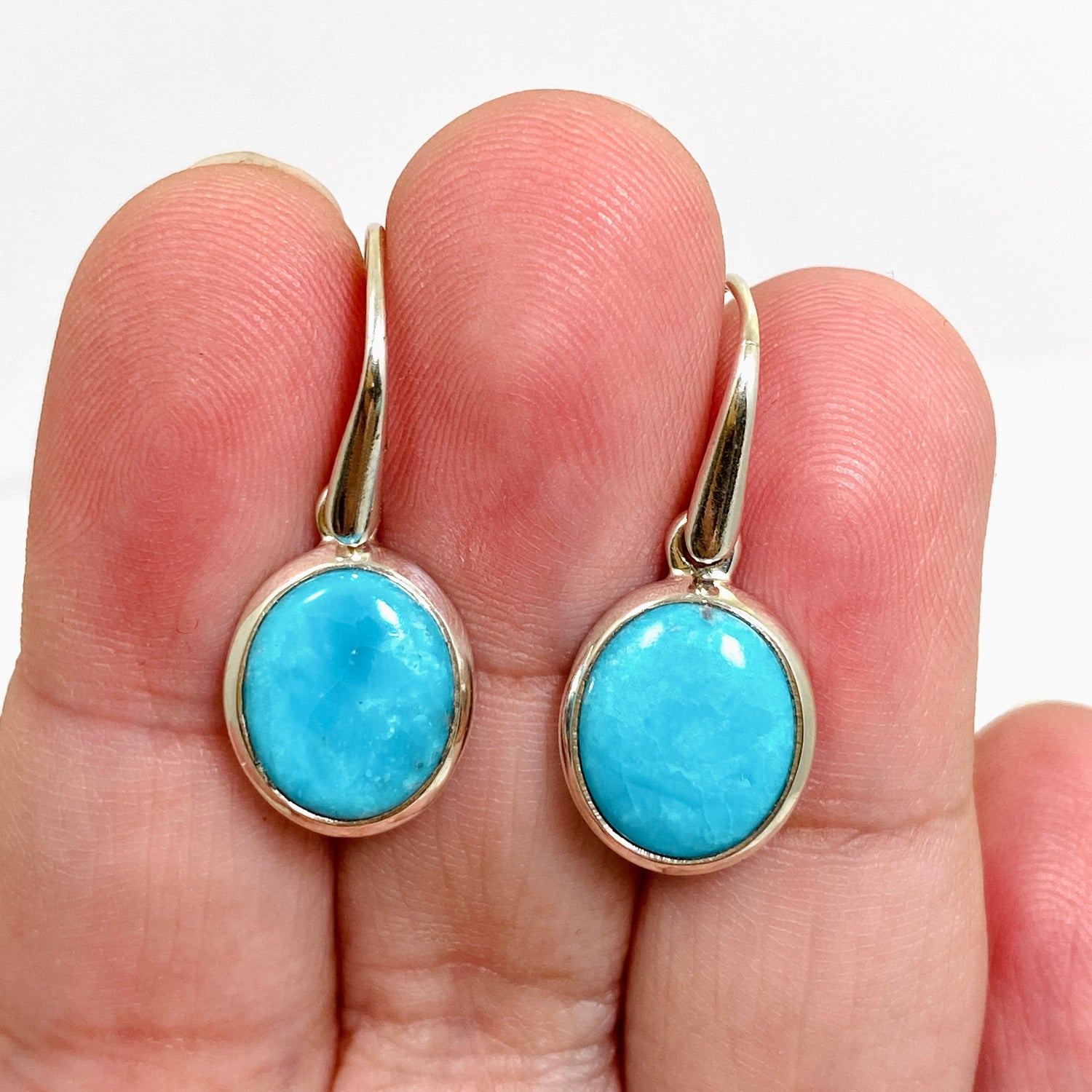 Arizona Turquoise Oval Cabochon Earrings PEGJ324