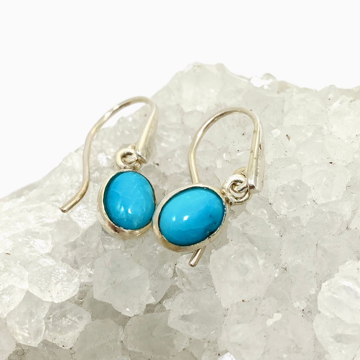Arizona Turquoise Oval Cabochon Earrings PEGJ325