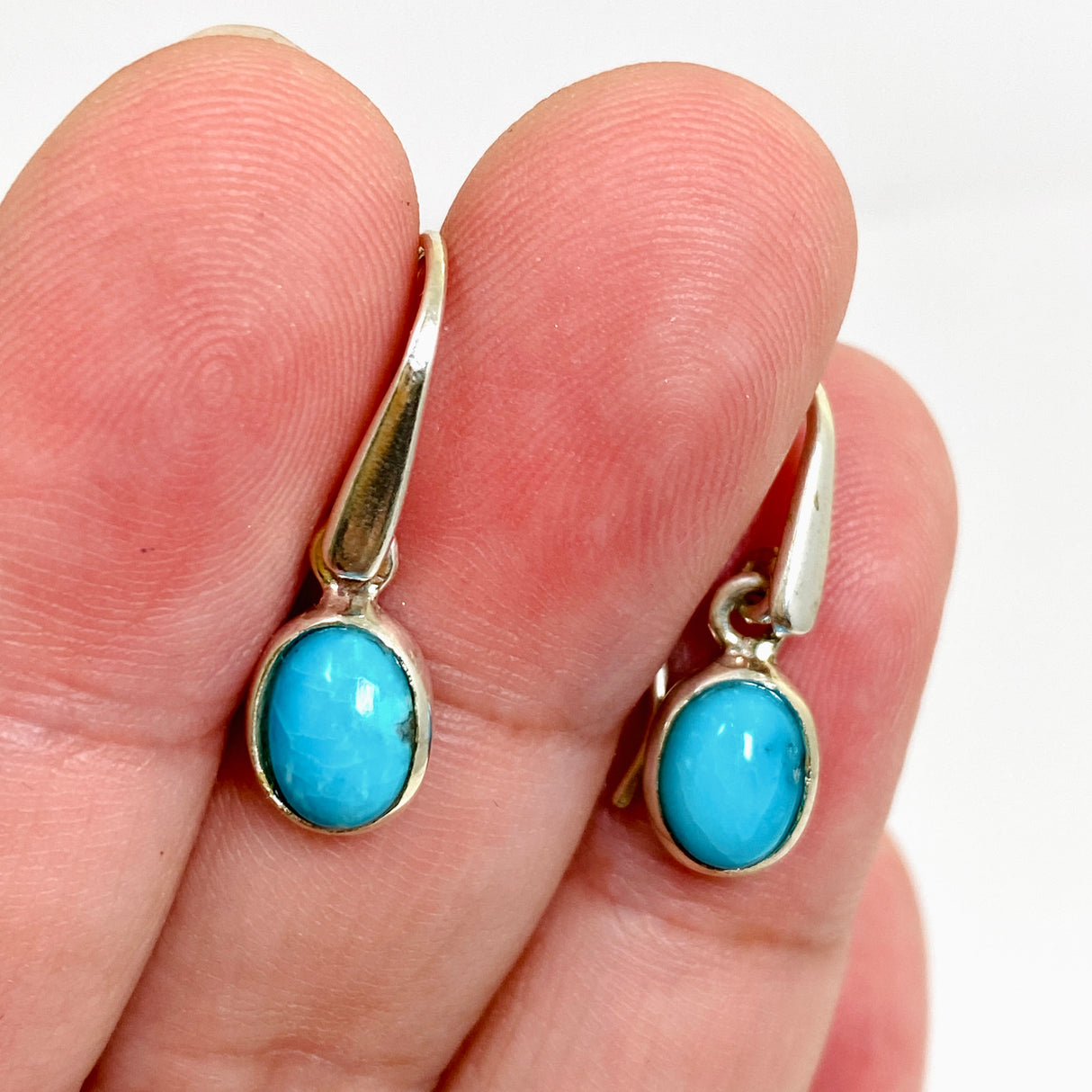 Arizona Turquoise Oval Cabochon Earrings PEGJ325