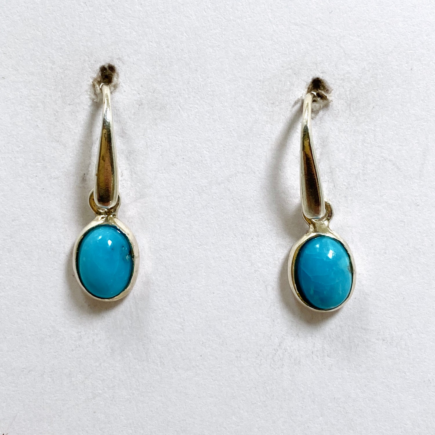 Arizona Turquoise Oval Cabochon Earrings PEGJ325