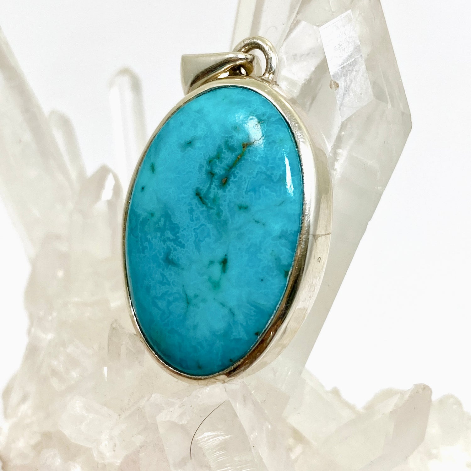 Arizona Turquoise Oval Cabochon Pendant PPGJ1029