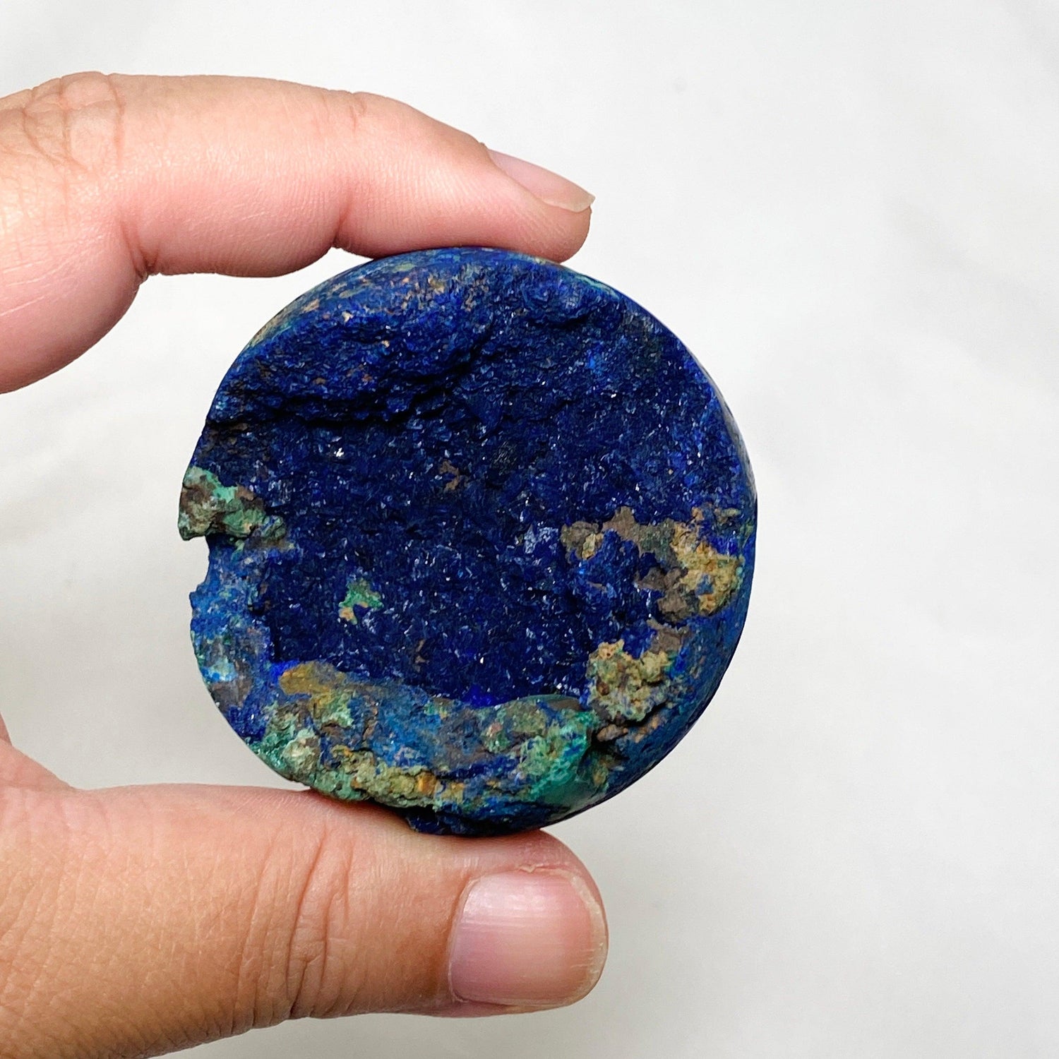 Azurite Druzy Sphere AZS-02 - Nature's Magick