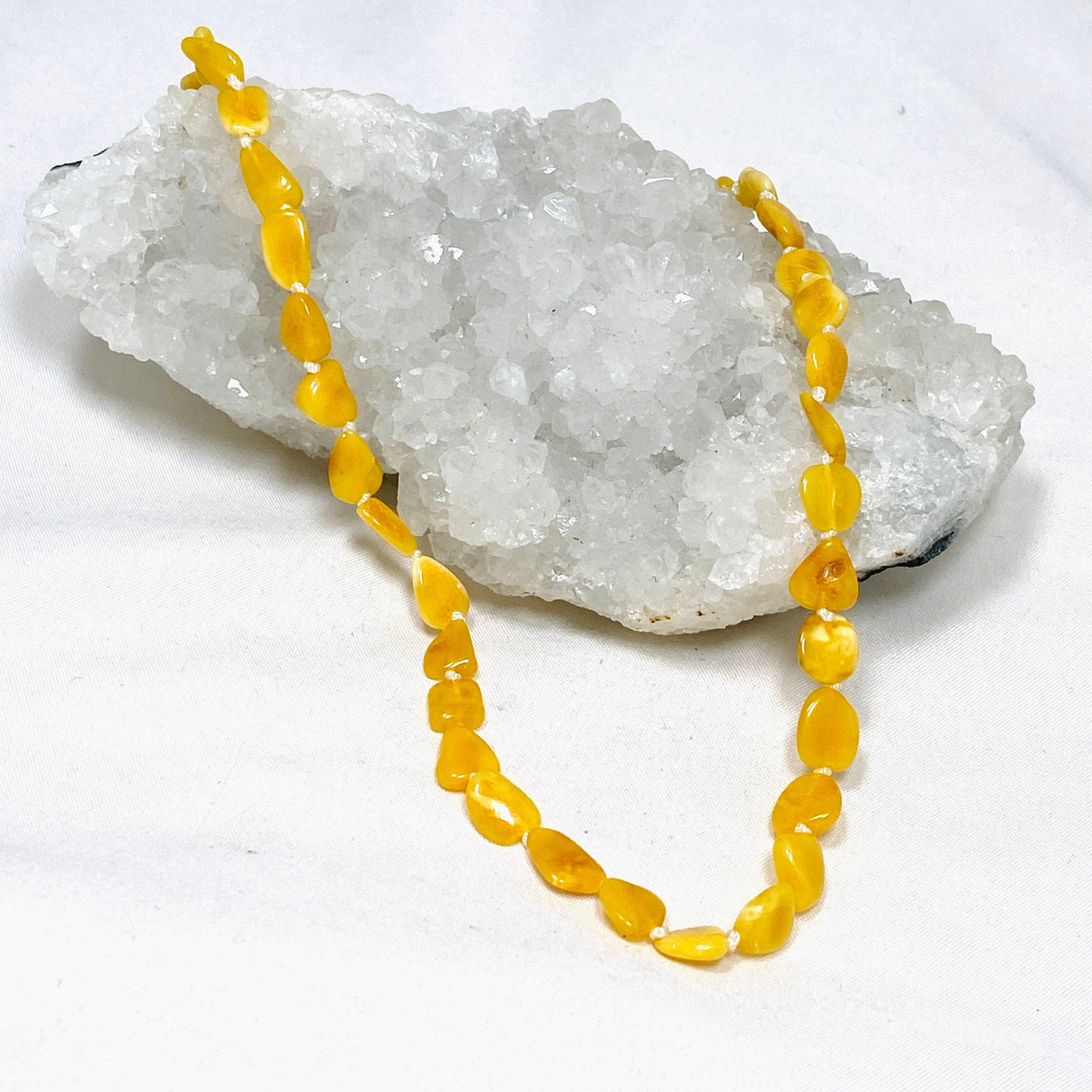 Baltic Amber butterscotch beaded necklace AMB275 - Nature's Magick
