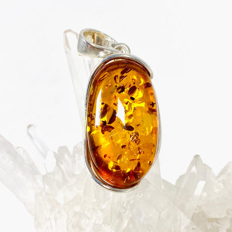 Baltic Amber honey cognac oval pendant AMB144 - Nature's Magick