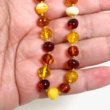 Baltic Amber mixed round beaded necklace AMB208 - Nature's Magick