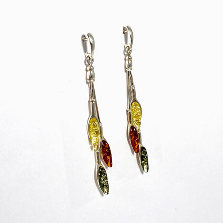 Baltic Amber multi-marquise earrings AMB176 - Nature's Magick