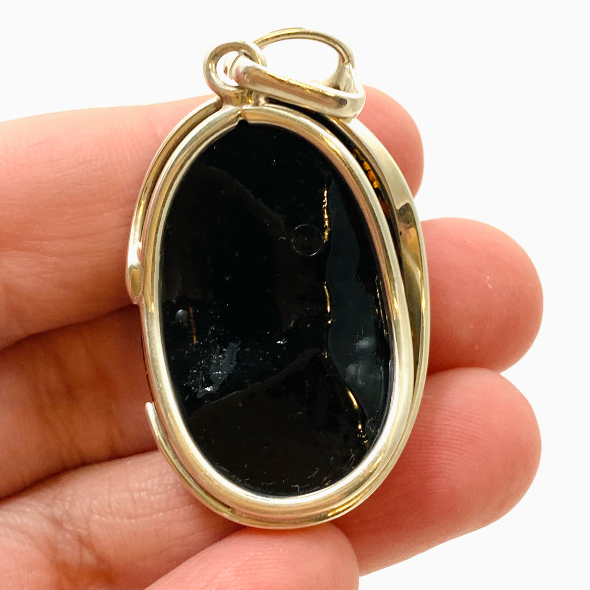 Baltic Amber Oval Cabochon Pendant AMB292