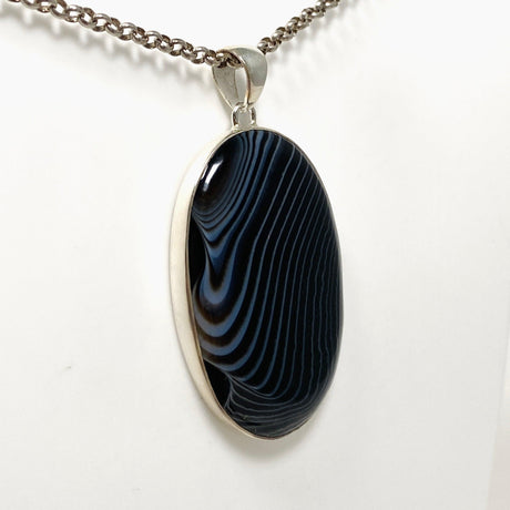Banded Agate Oval Pendant KPGJ4350 - Nature's Magick