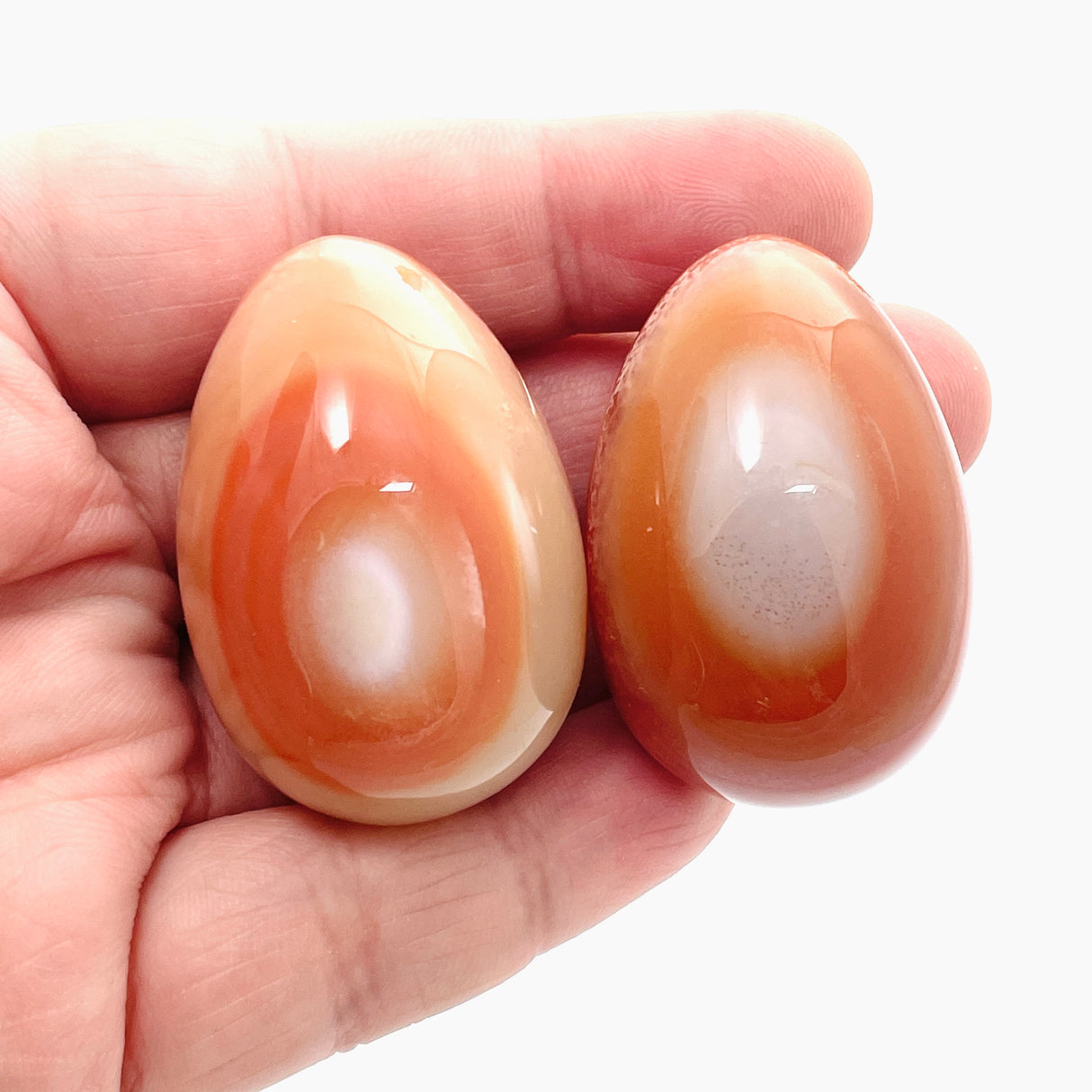 Banded Carnelian Egg BCE-60