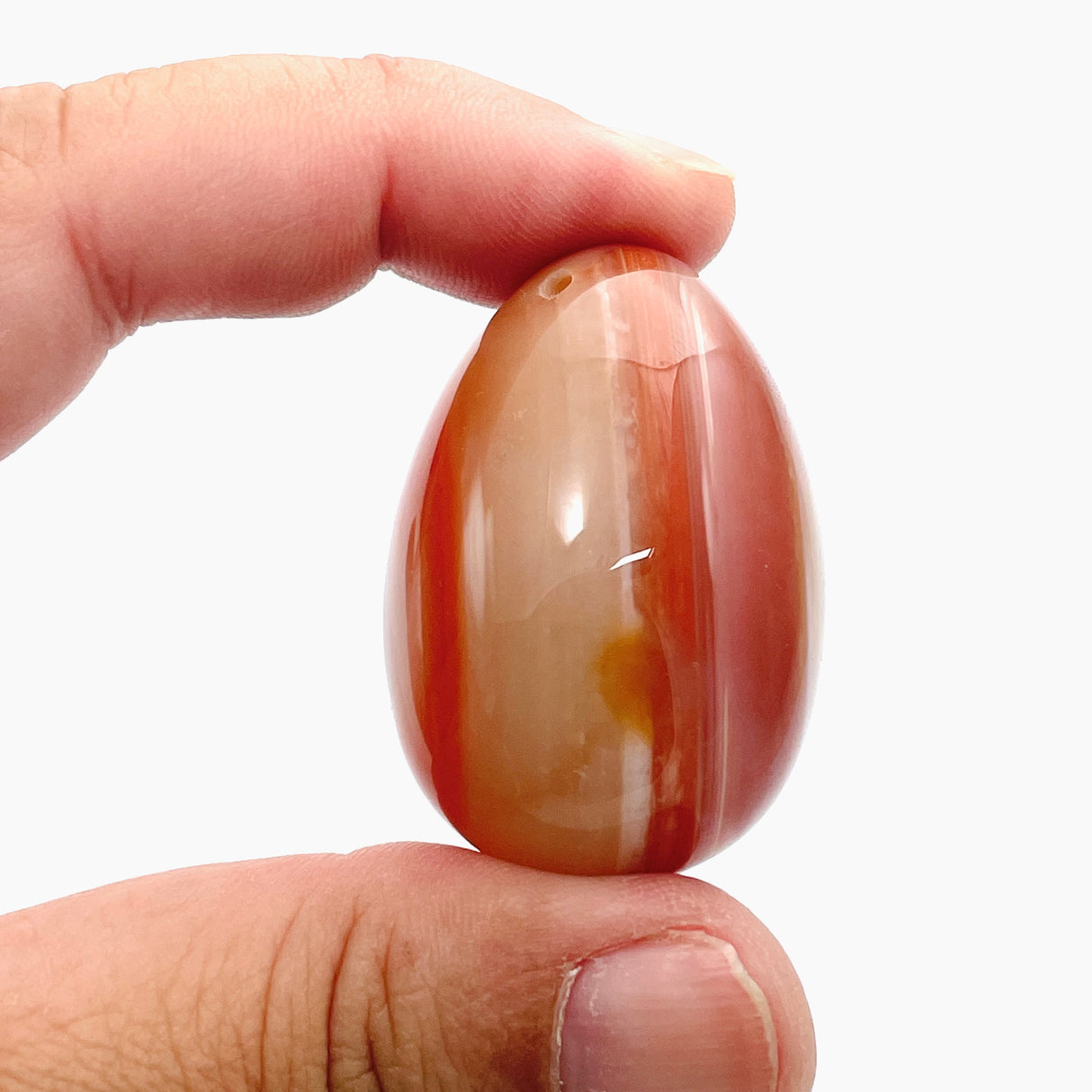 Banded Carnelian Egg BCE-60