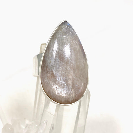 Belomorite (Sunstone with Moonstone "Eclipse" Stone) Teardrop Ring Size 8 KRGJ2808 - Nature's Magick
