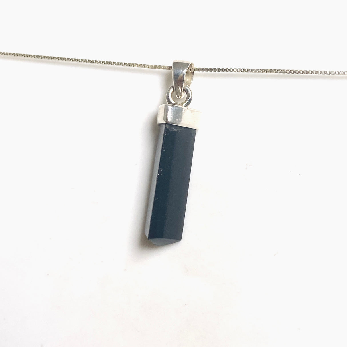 Black Tourmaline Point Pendant PPGJ1201