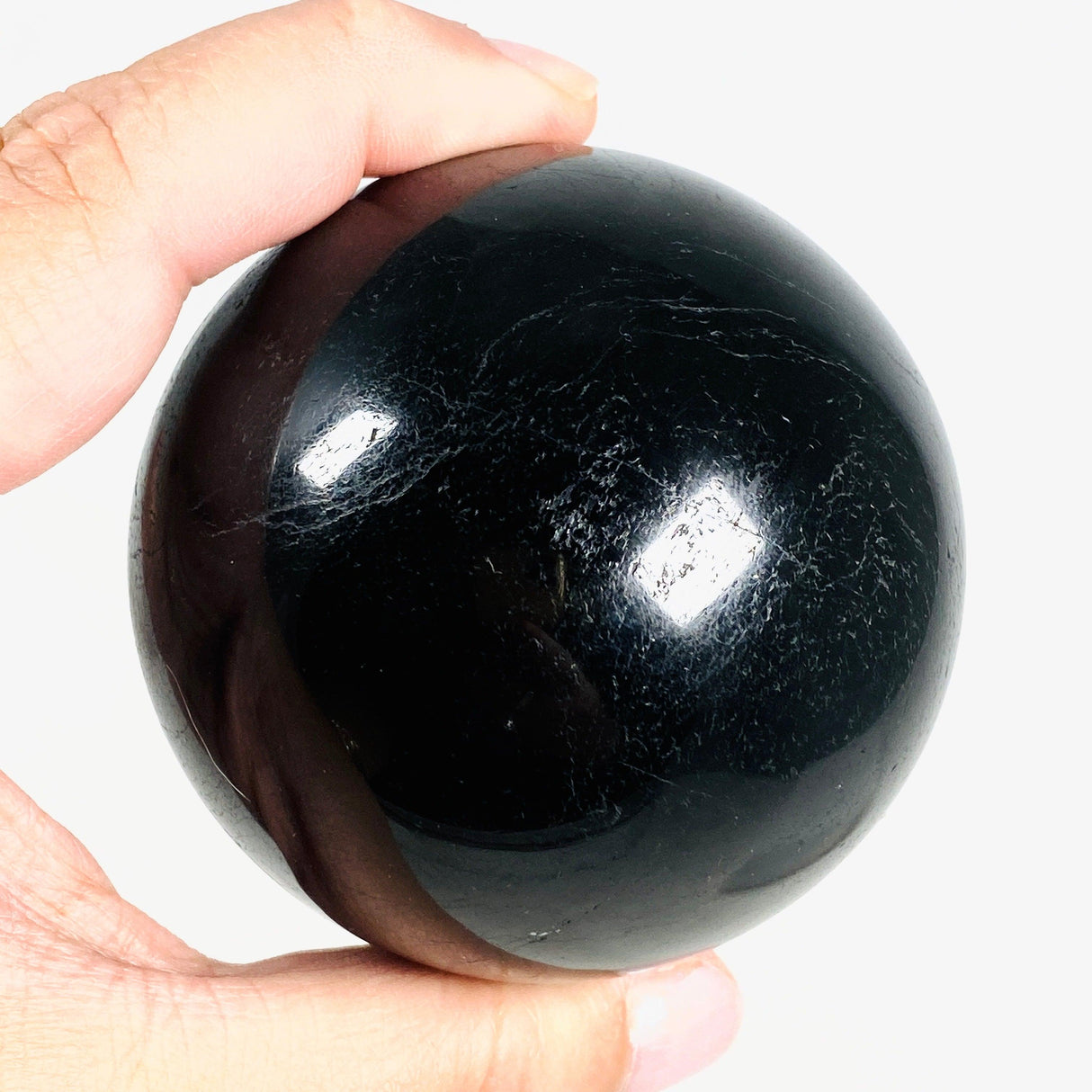 Black Tourmaline Sphere BTS-630 - Nature's Magick