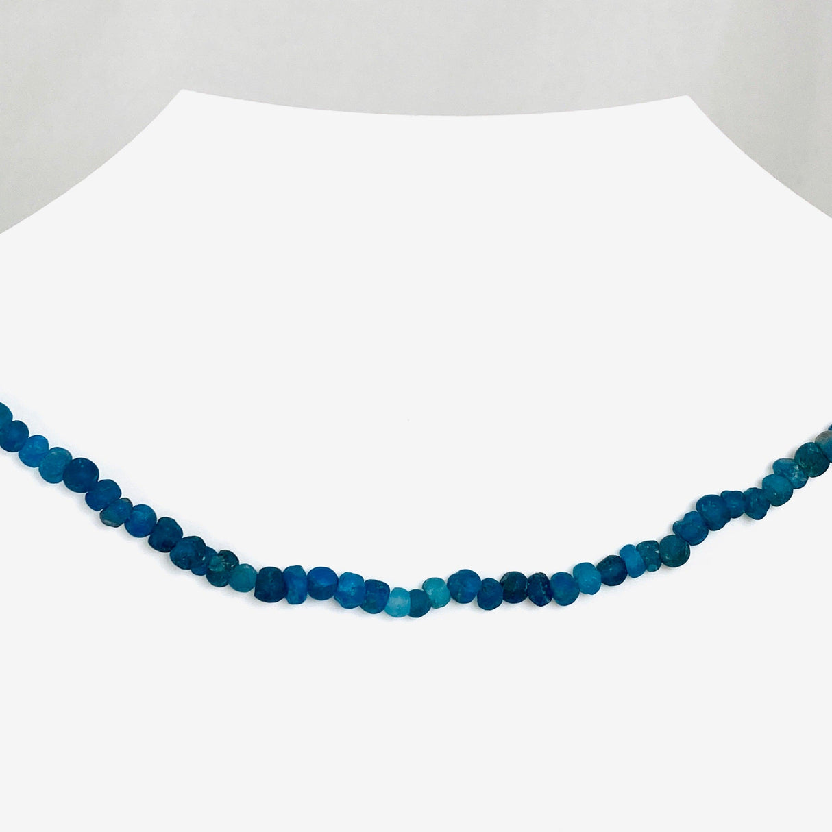 Blue Apatite raw crystal necklace - Nature's Magick
