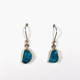 Blue Apatite raw earrings E2359-AP