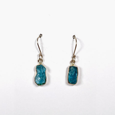 Blue Apatite raw earrings E2359-AP-13