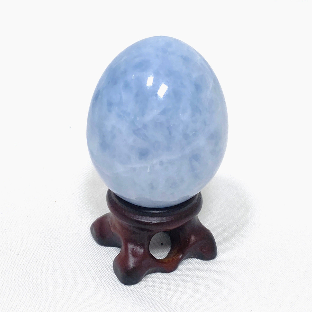 Blue Calcite Egg 80-90g - Nature's Magick