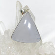 Blue Chalcedony Triangular Pendant KPGJ4473 - Nature's Magick