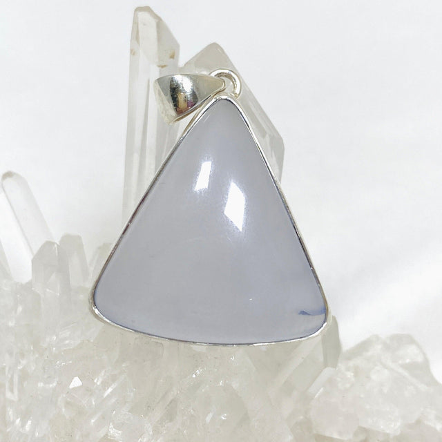 Blue Chalcedony Triangular Pendant KPGJ4473 - Nature's Magick