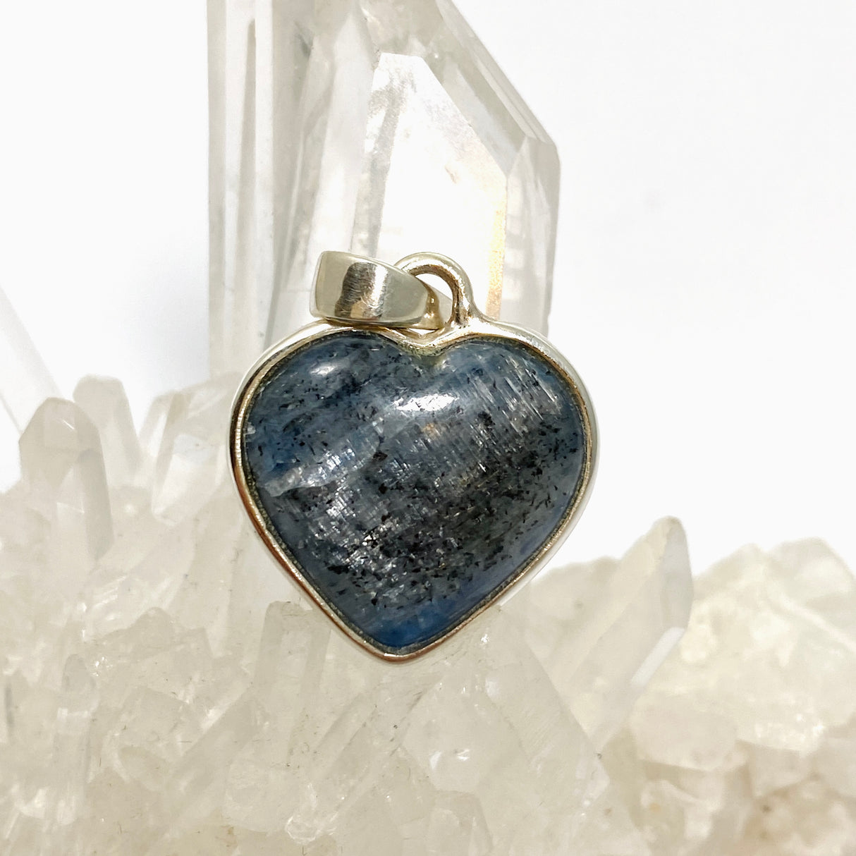 Blue Kyanite Heart Cabochon Pendant PPGJ982