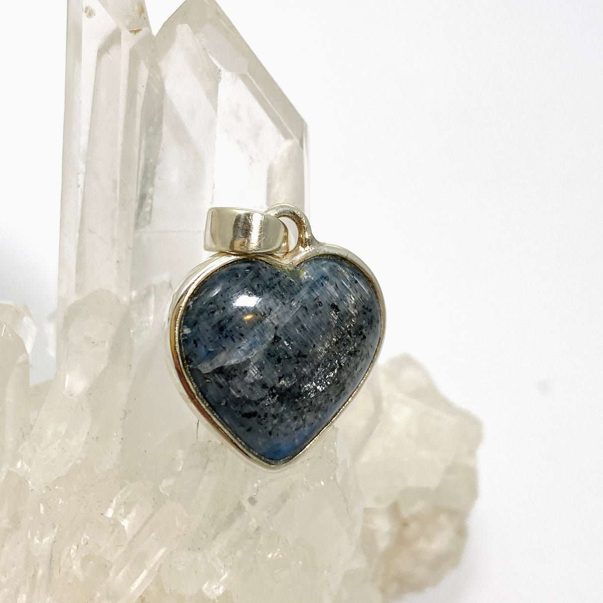 Blue Kyanite Heart Cabochon Pendant PPGJ982